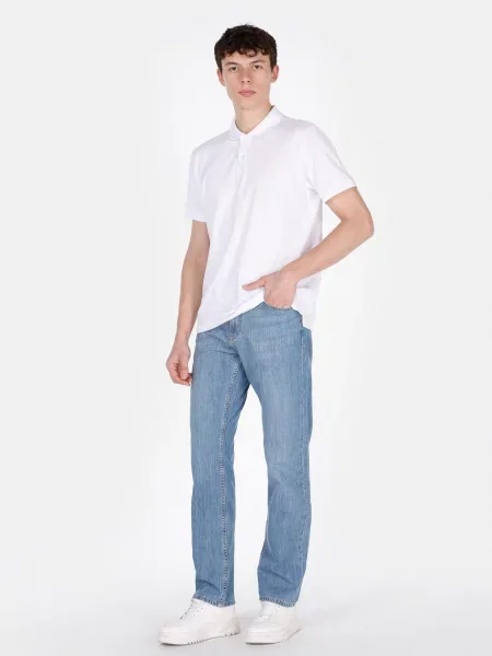 Джинси Colin’s комбінований верх блакитний