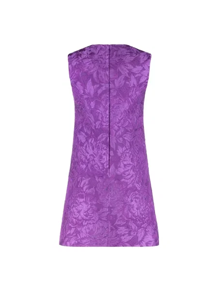 Krótka sukienka Dolce And Gabbana fioletowa