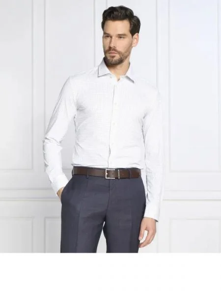 BOSS BLACK Cămașă Roan_F alb