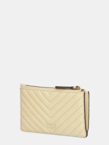 Шкіряний гаманець Pinko сірий