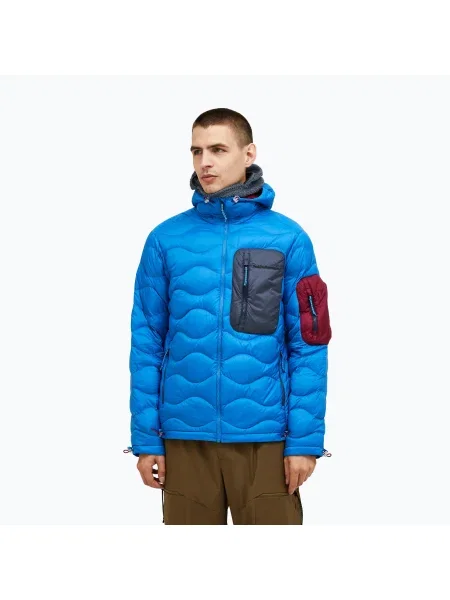 Geacă cu puf pentru bărbați Peak Performance Helium Utility Down azure sscent/mountain mist