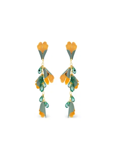 Cercei Oscar De La Renta verde