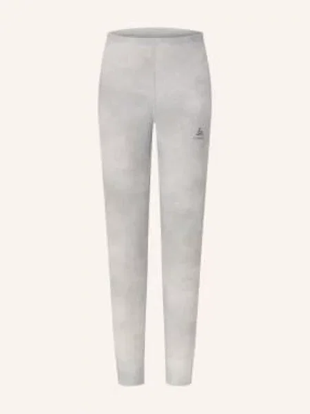 Termo kalhoty ODLO Active Warm X Pow Bl Bottom Long odlo silver grey šedé