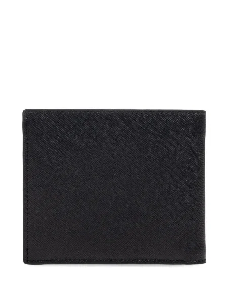 Portofel Paul Smith din piele cu imagine negru