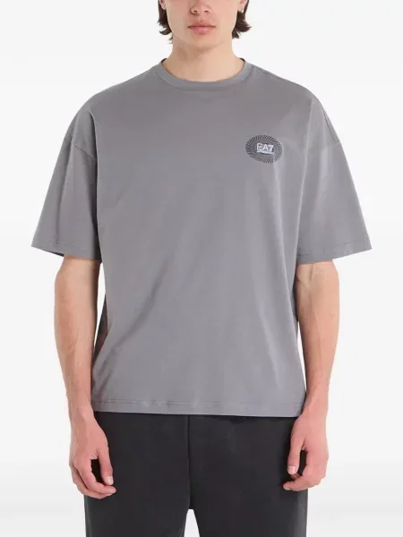 Tricou Ea7 Emporio Armani cu imagine gri