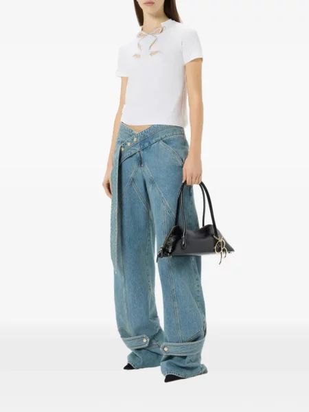 Stras tricou Blumarine alb