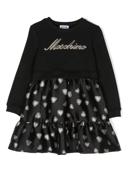 Sukienka dziecięca Moschino czarna