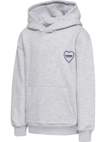 Bluza z kapturem dla dzieci Hummel Heartfield Loose szara