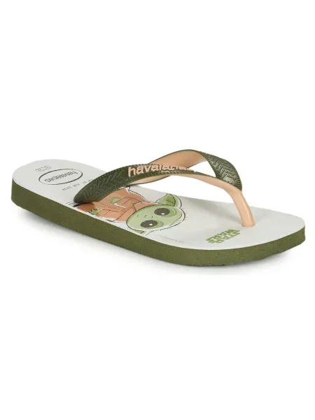Pantofi copii Havaianas alb