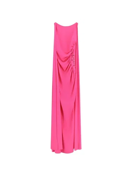 Rochie maxi Chiara Boni La Petite Robe cu paiete roz