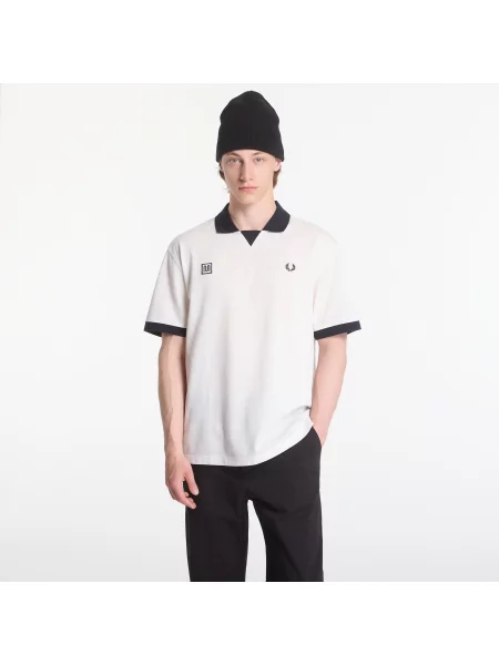 T-shirt Fred Perry Meyba Printed Polo Shirt Beige M μπεζ
