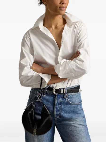 Scurt șapcă Polo Ralph Lauren cu broderie din jerseu maro