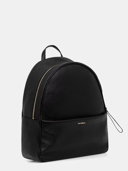 Шкіряний рюкзак Coccinelle NORY великий однотонний E1 14 01 01 чорний