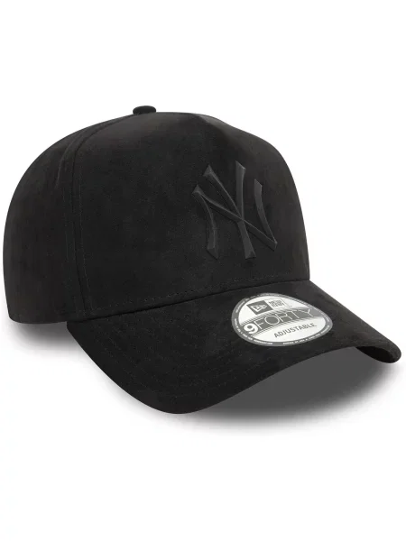 New Era čiapka so šiltom FAUX SUEDE E-FRAME čierna