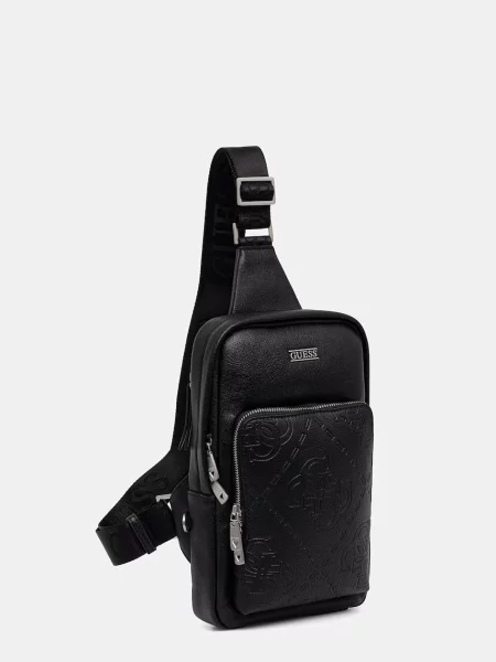 Geantă crossbody Guess negru