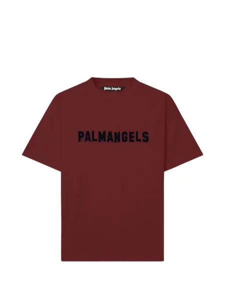 Tricou Palm Angels cu imagine roșu
