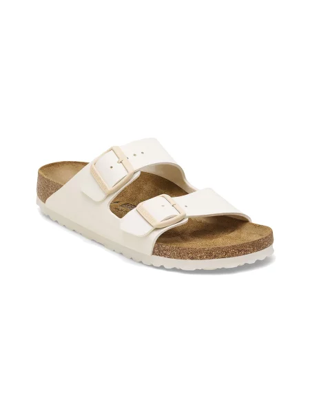 Birkenstock Arizona Birko-Flor Narrow fit Kobiety Sandały Birkenstock Size: biały