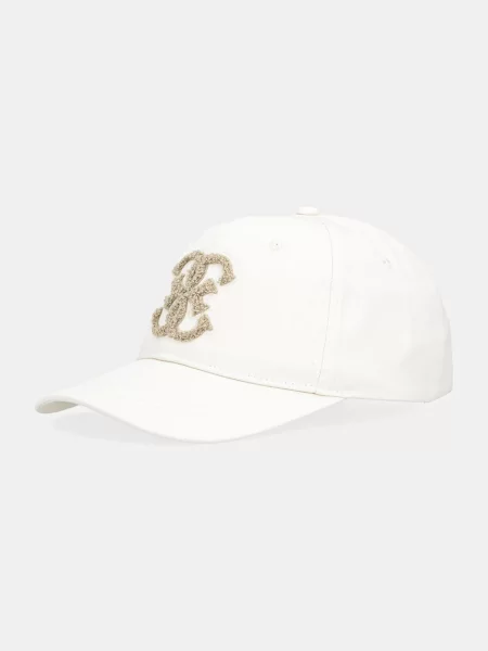 Шапка с козирка Guess бежово