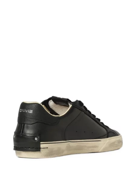 Sneakerși Crime London cu imagine negru