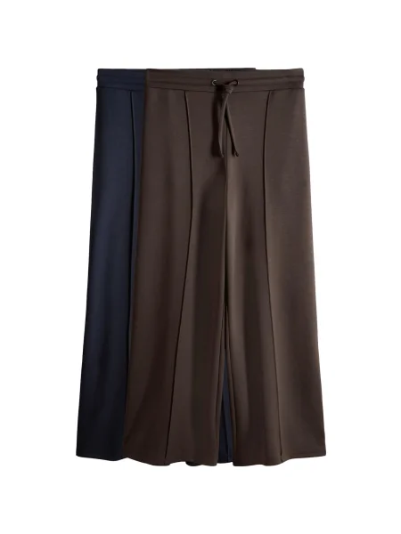 The Set Kalhoty námořnická modř / tmavě hnědá