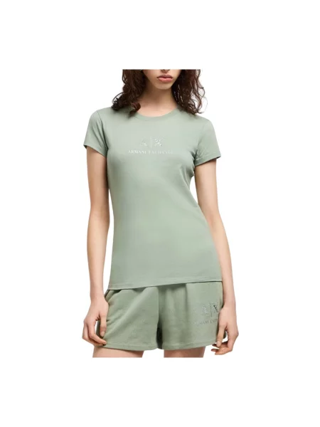 Tricou Eax verde
