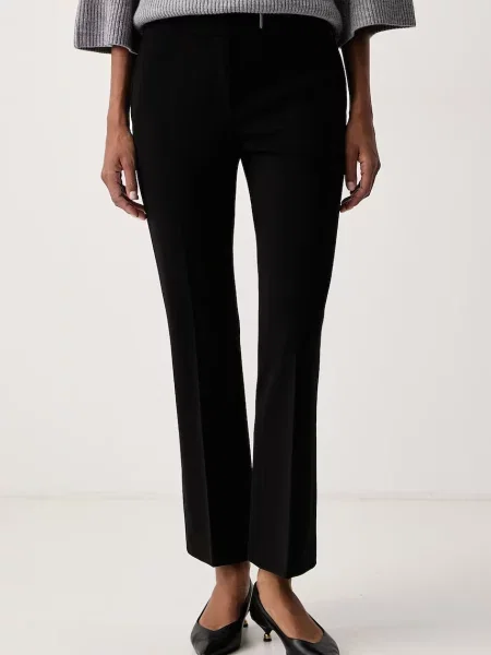BOSS pantaloni de costum pentru femei negru