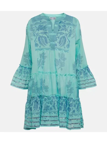 Rochie Juliet Dunn cu imagine albastru