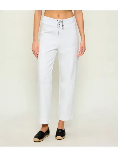 Marc Cain Pantaloni cargo WUXI | Relaxed fit alb