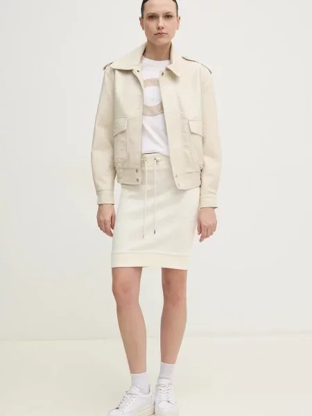 Спідниця Joop! mini пряма бежевий