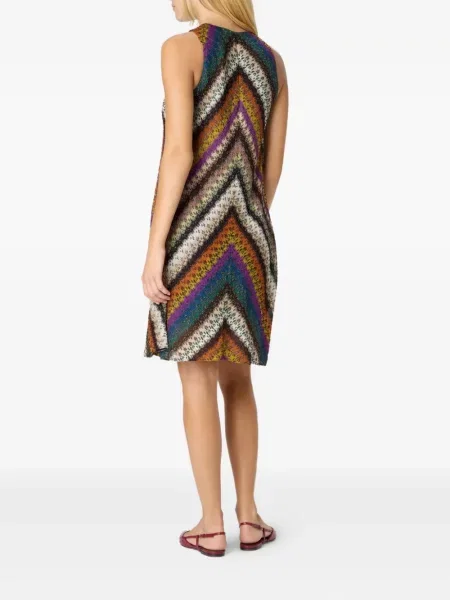 Rochie mini Missoni fără mâneci de costum portocaliu