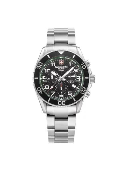 Lniany zegarek Swiss Alpine Military szary