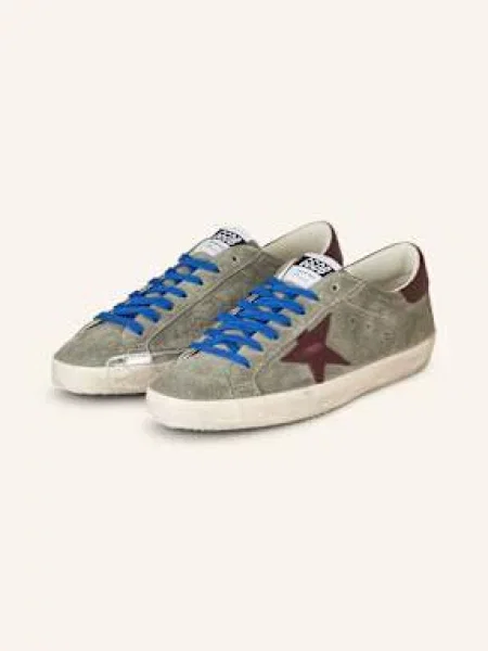 Golden Goose Sneakersy Super-Star khaki zlaté
