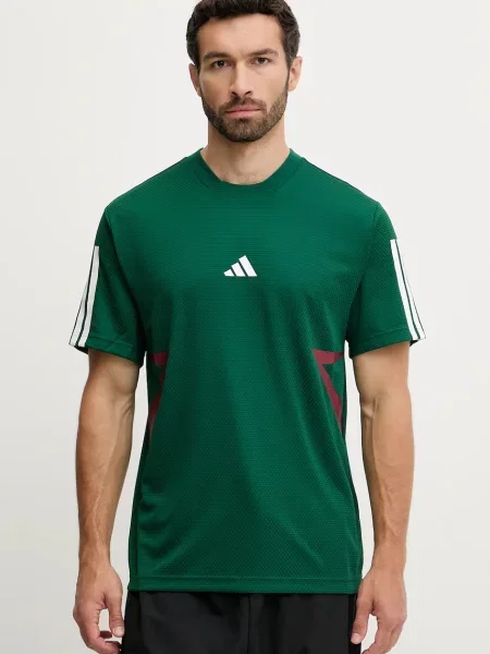 Тениска adidas Tiro с десен зелено