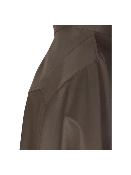 Spódnica midi Burberry brązowa