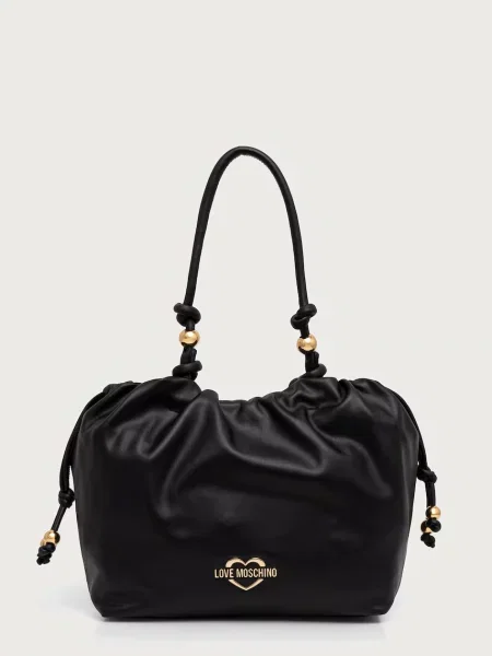 Love Moschino geantă pentru femei din piele negru