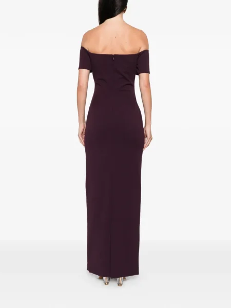 Rochie maxi Solace London de costum violet