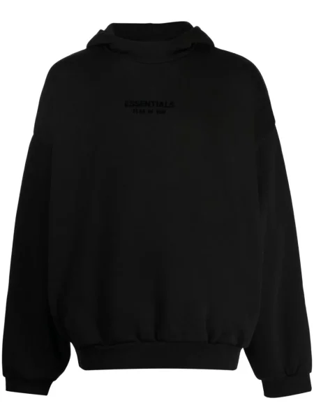 Hanorac cu glugă Fear Of God Essentials negru