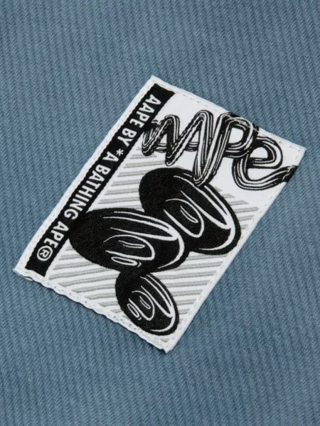 Hanorac Aape By A Bathing Ape cu imagine albastru