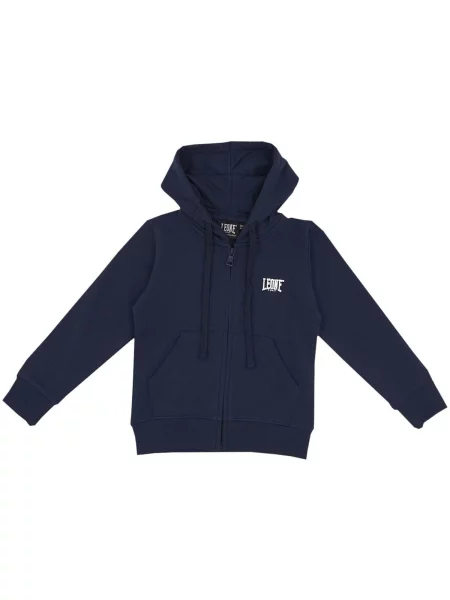 Mikina na zips Leone 1947 modrá