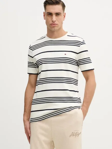 Kratka majica Tommy Hilfiger bež