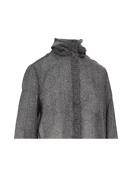 Koszula Emporio Armani w kratę czarna
