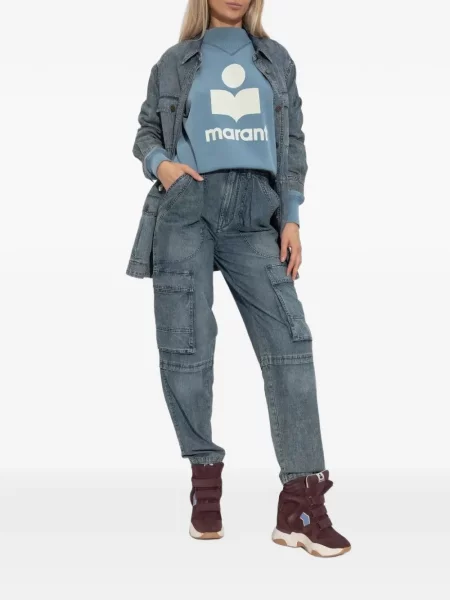 Hanorac Isabel Marant cu imagine albastru
