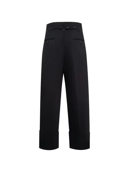 Pantaloni Thom Browne plisate negru