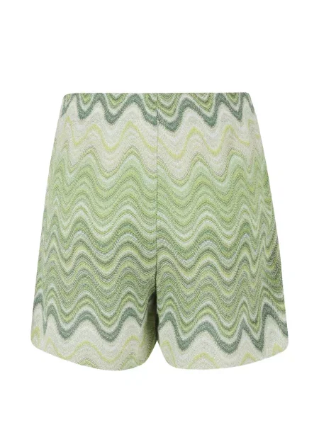 Pantaloni scurți Mc2 Saint Barth tricotate verde