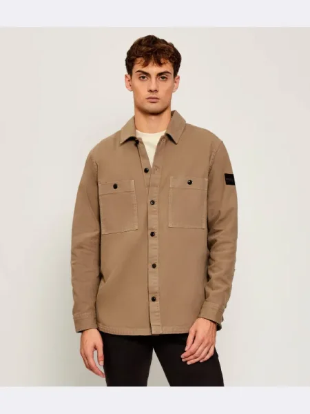 BOSS ORANGE Cămașă | Oversize fit portocaliu