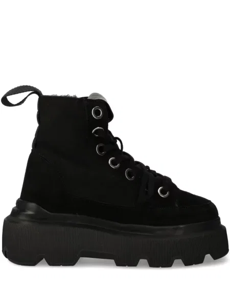 Botine Inuikii cu șireturi din dantelă negru