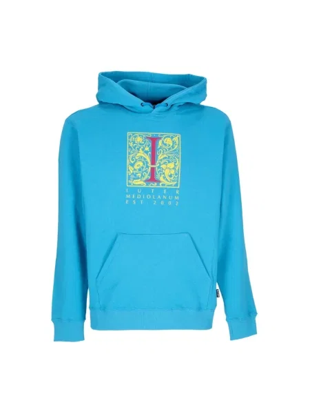 Bluza z kapturem Iuter z kapturem niebieska