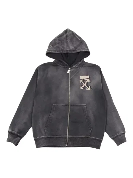 Bluza z kapturem dziecięca Off-white biała
