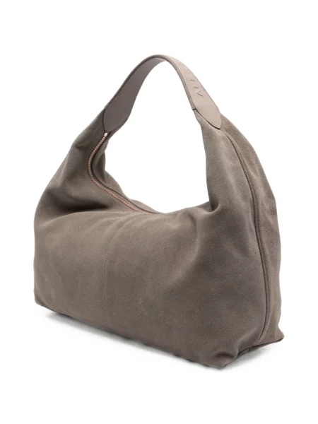 Geantă shopper Alexander Smith din piele de căprioară