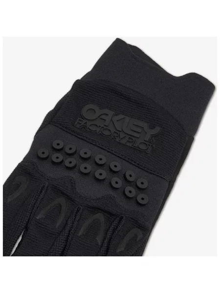 Długie rękawiczki Oakley Switchback MTB Ciemnoczarne S czarne